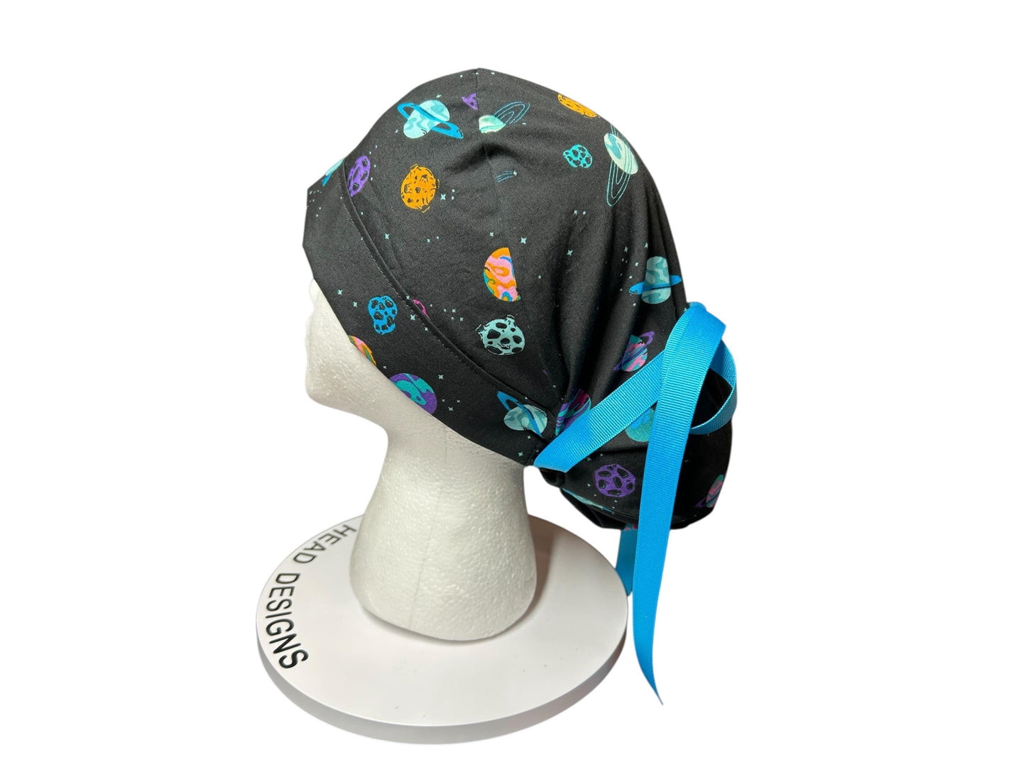 Scrub caps for women: Outerspace theme