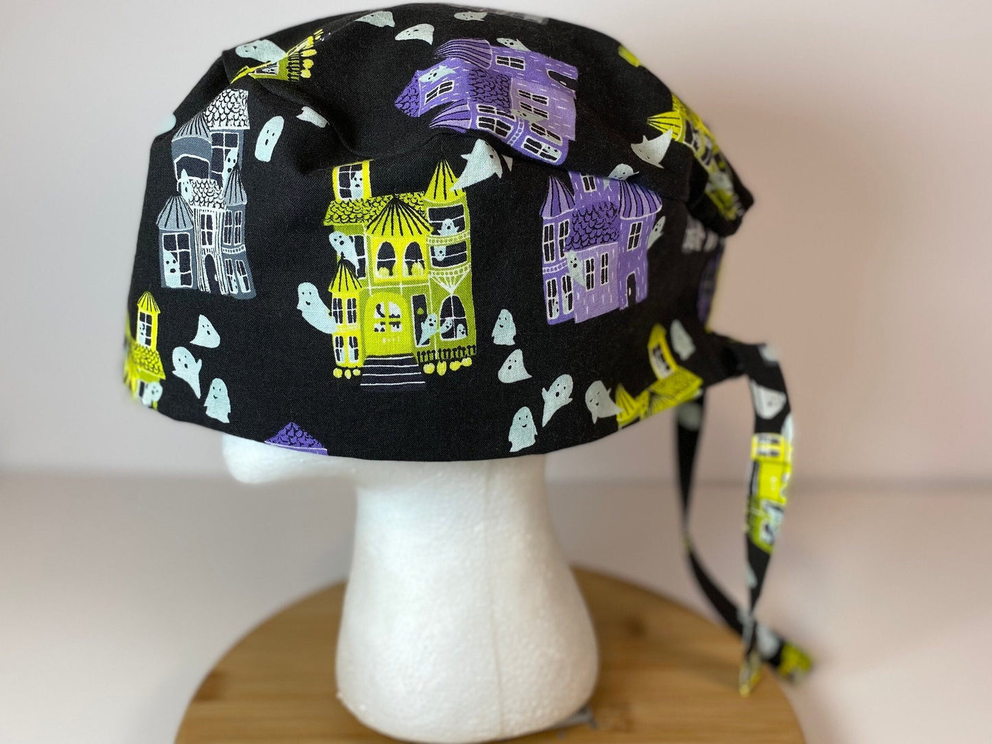 Men’s Halloween scrub cap, unisex Halloween scrub hat