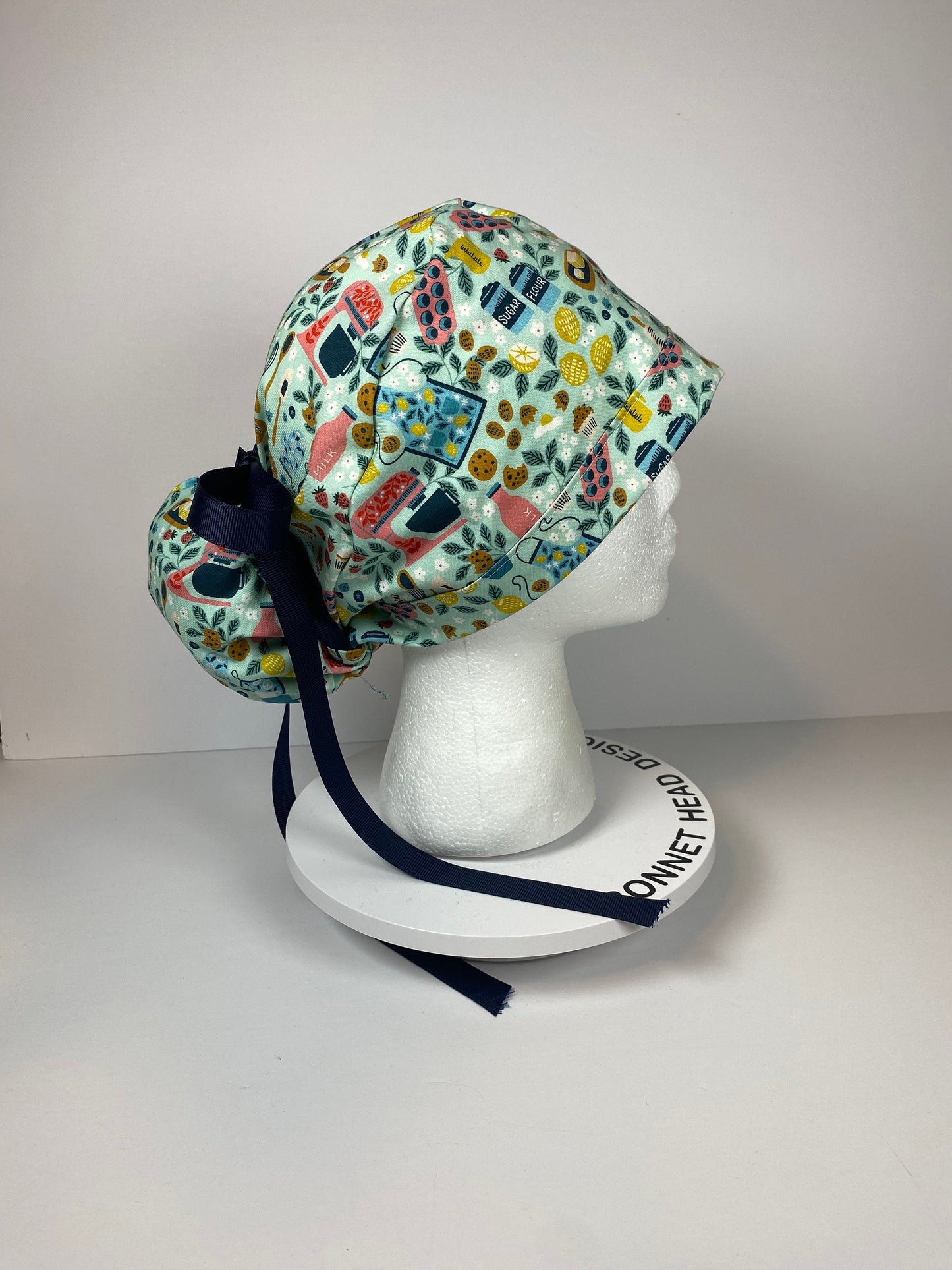 Bakers and chefs ponytail scrub cap