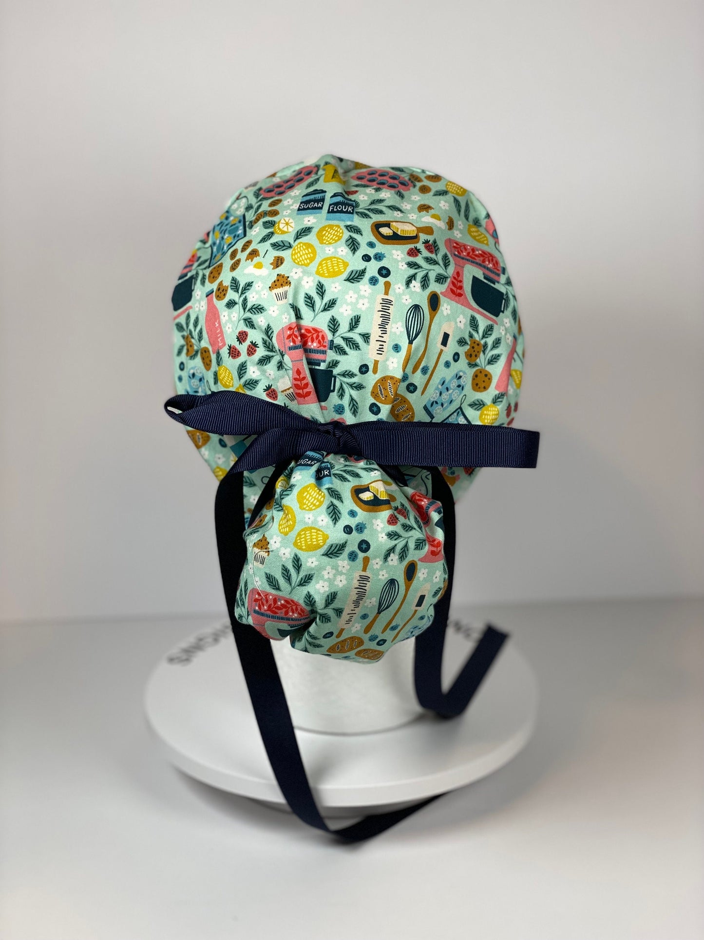 Bakers and chefs ponytail scrub cap