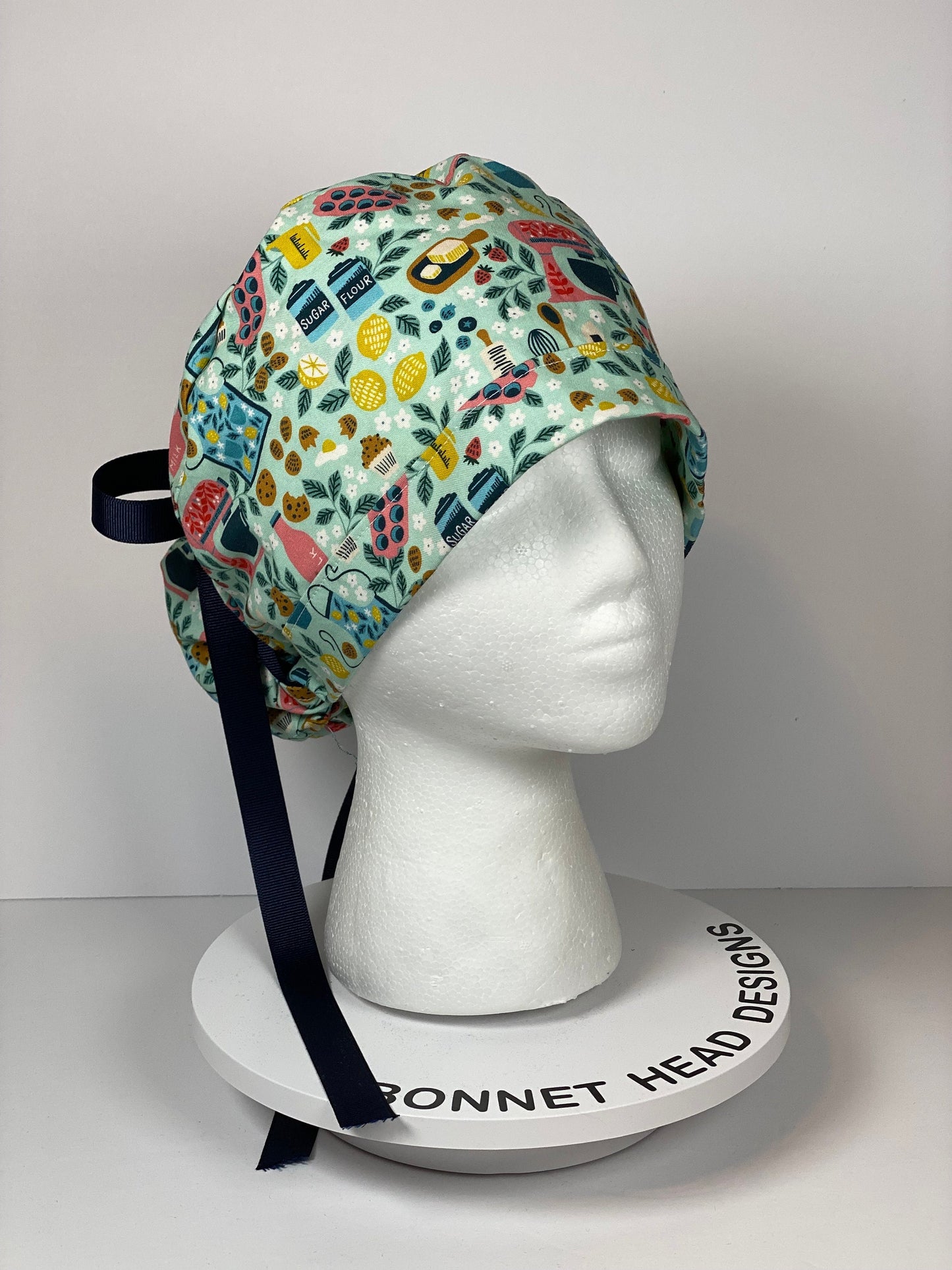 Bakers and chefs ponytail scrub cap