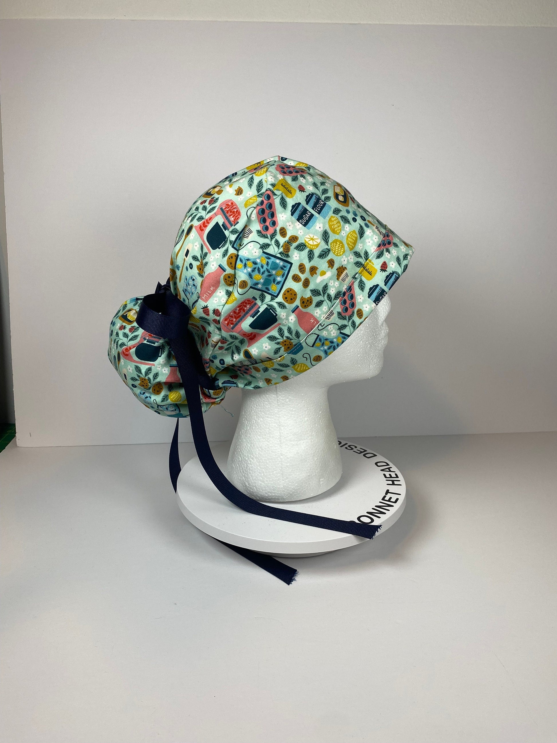 Bakers and chefs ponytail scrub cap