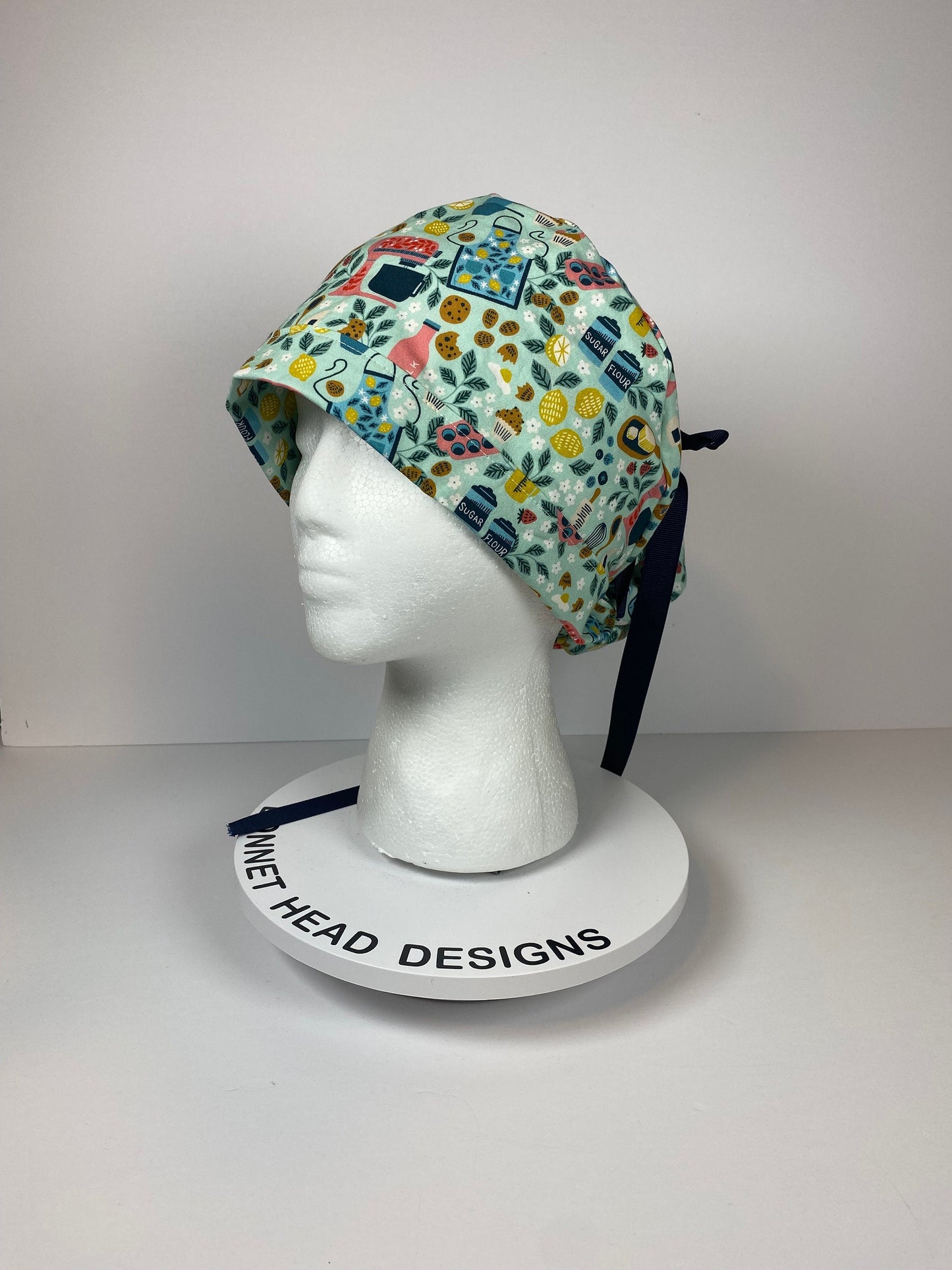 Bakers and chefs ponytail scrub cap