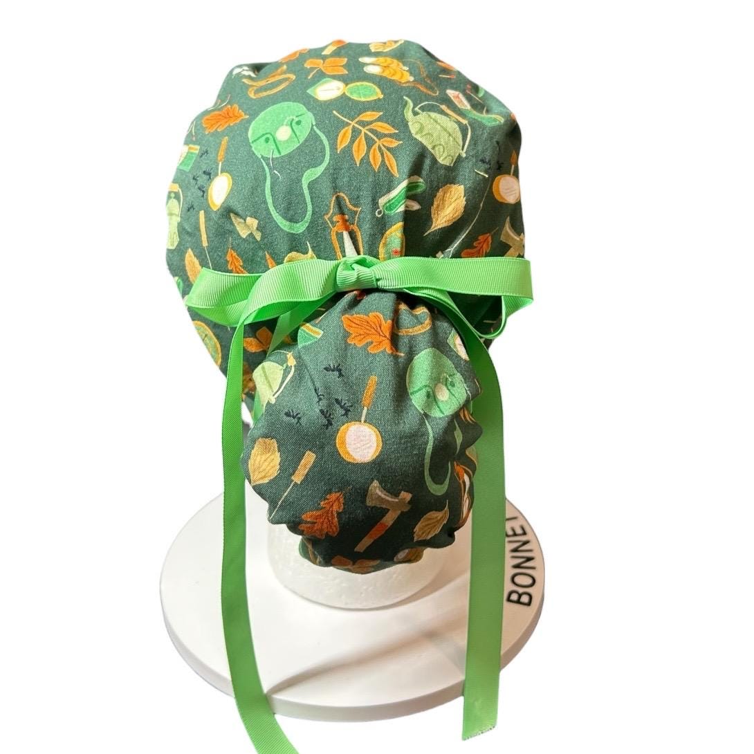 Women's scrub cap: Outdoor Camping Adventures