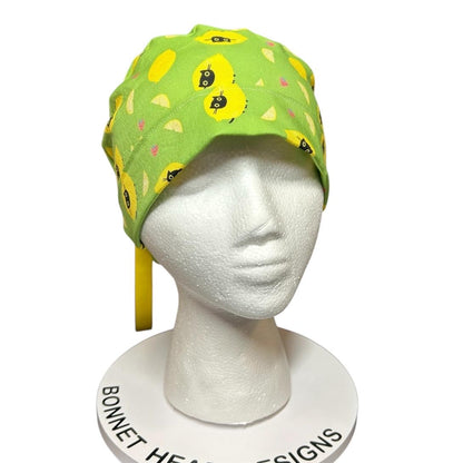 Funny scrub caps for cat lovers | Lemon Cats