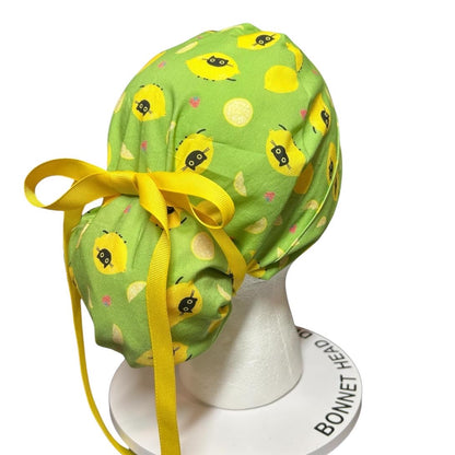 Funny scrub caps for cat lovers | Lemon Cats