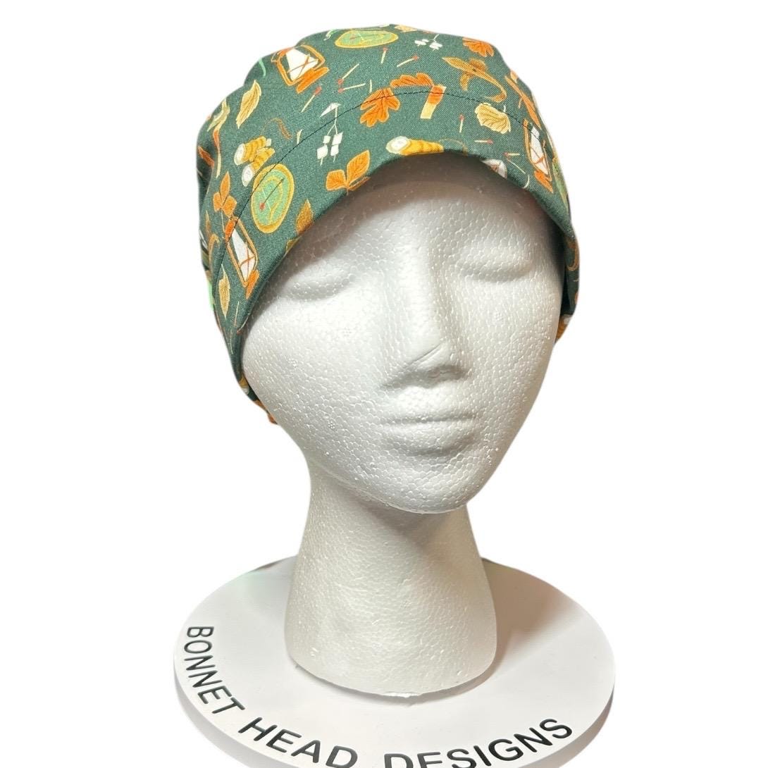Women's scrub cap: Outdoor Camping Adventures