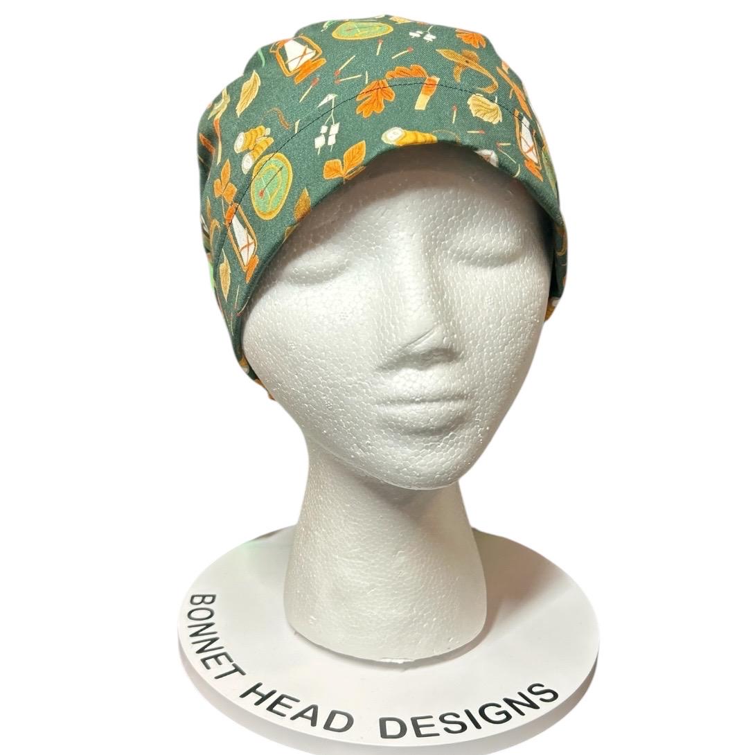 Women's scrub cap: Outdoor Camping Adventures