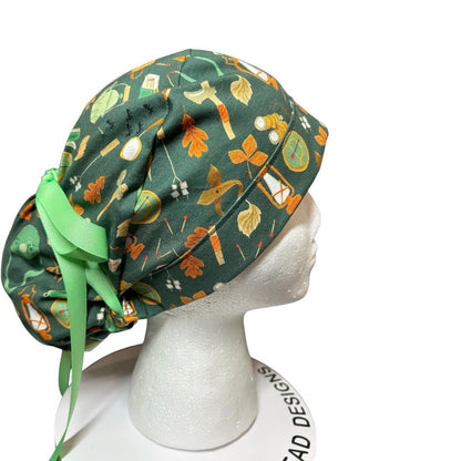Women's scrub cap: Outdoor Camping Adventures