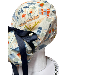 Women’s Camping “Stay Wild” Ponytail Scrub Cap