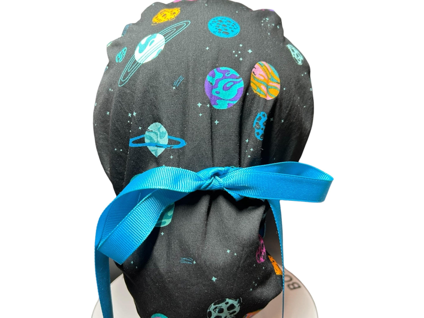 Scrub caps for women: Outerspace theme