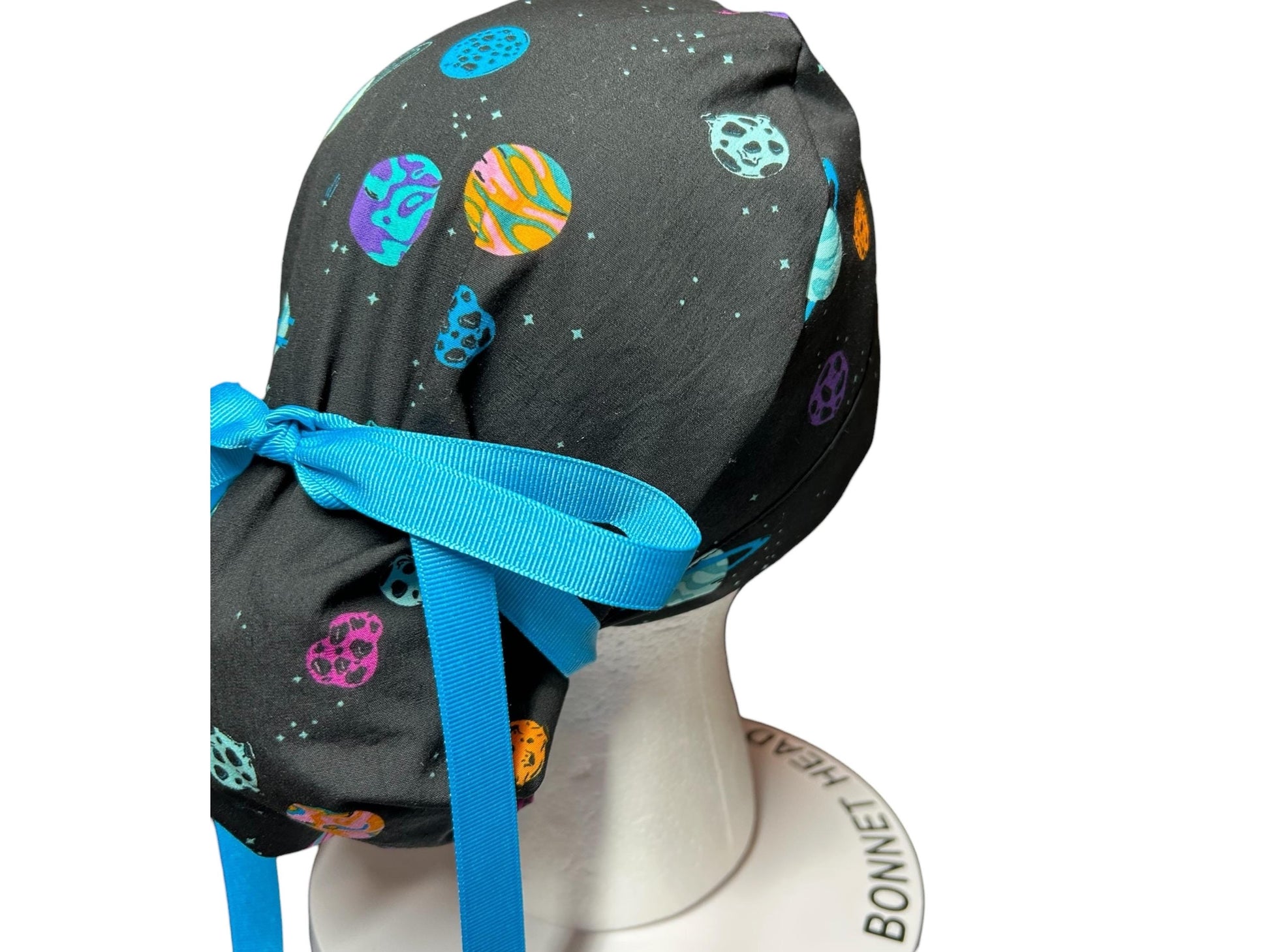 Scrub caps for women: Outerspace theme