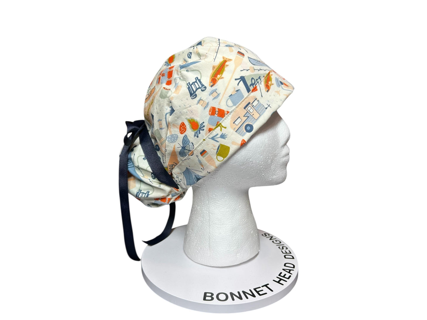 Women’s Camping “Stay Wild” Ponytail Scrub Cap
