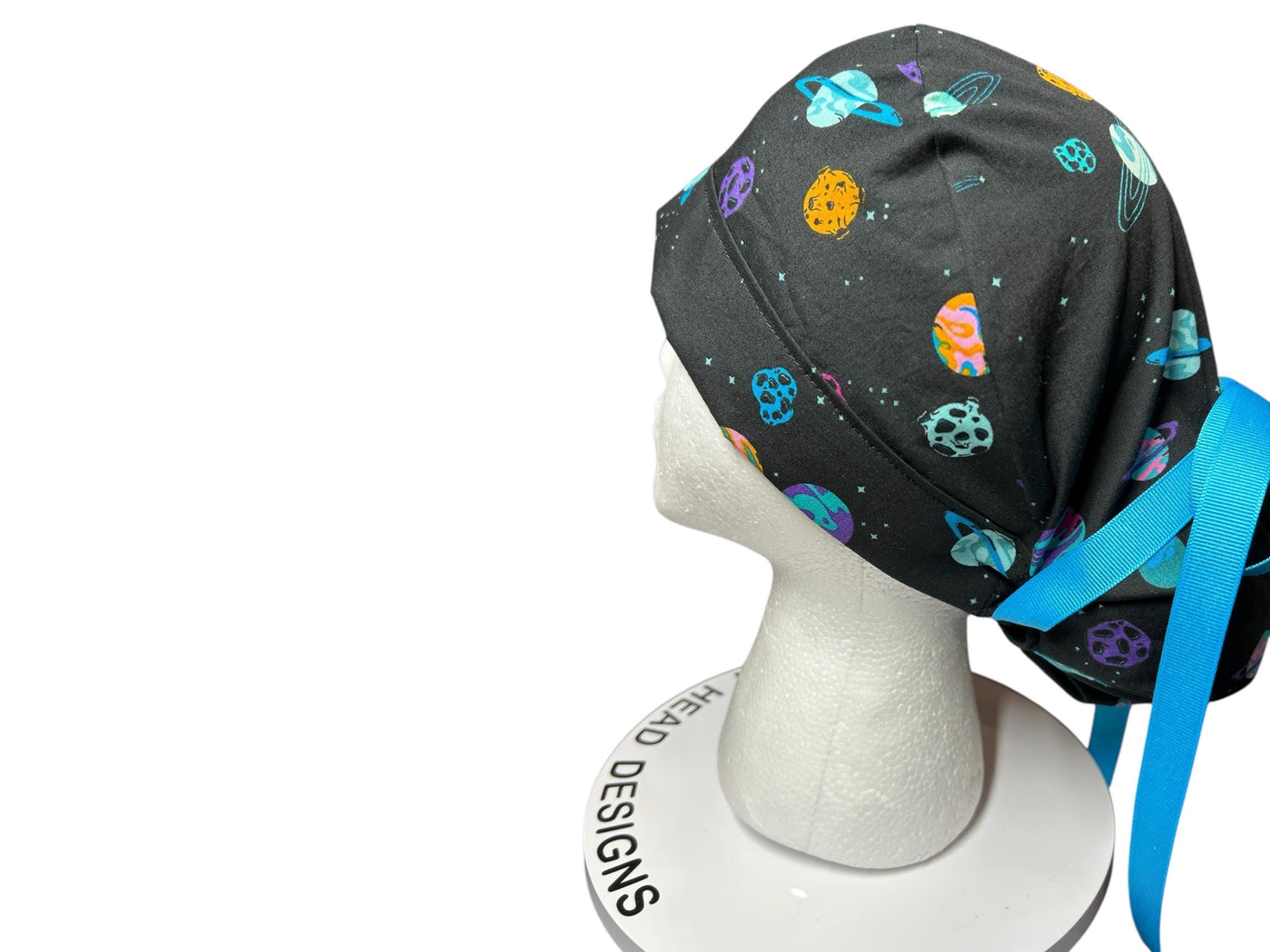 Scrub caps for women: Outerspace theme