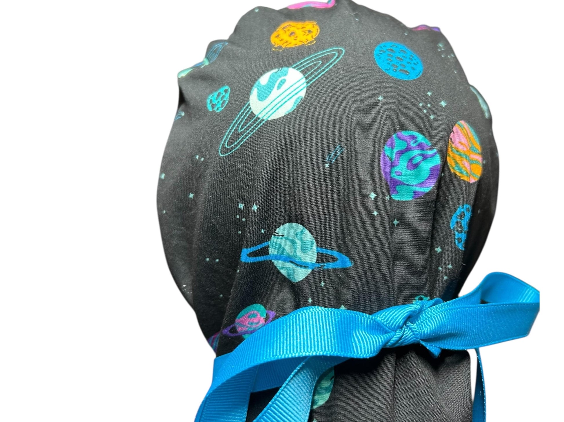 Scrub caps for women: Outerspace theme