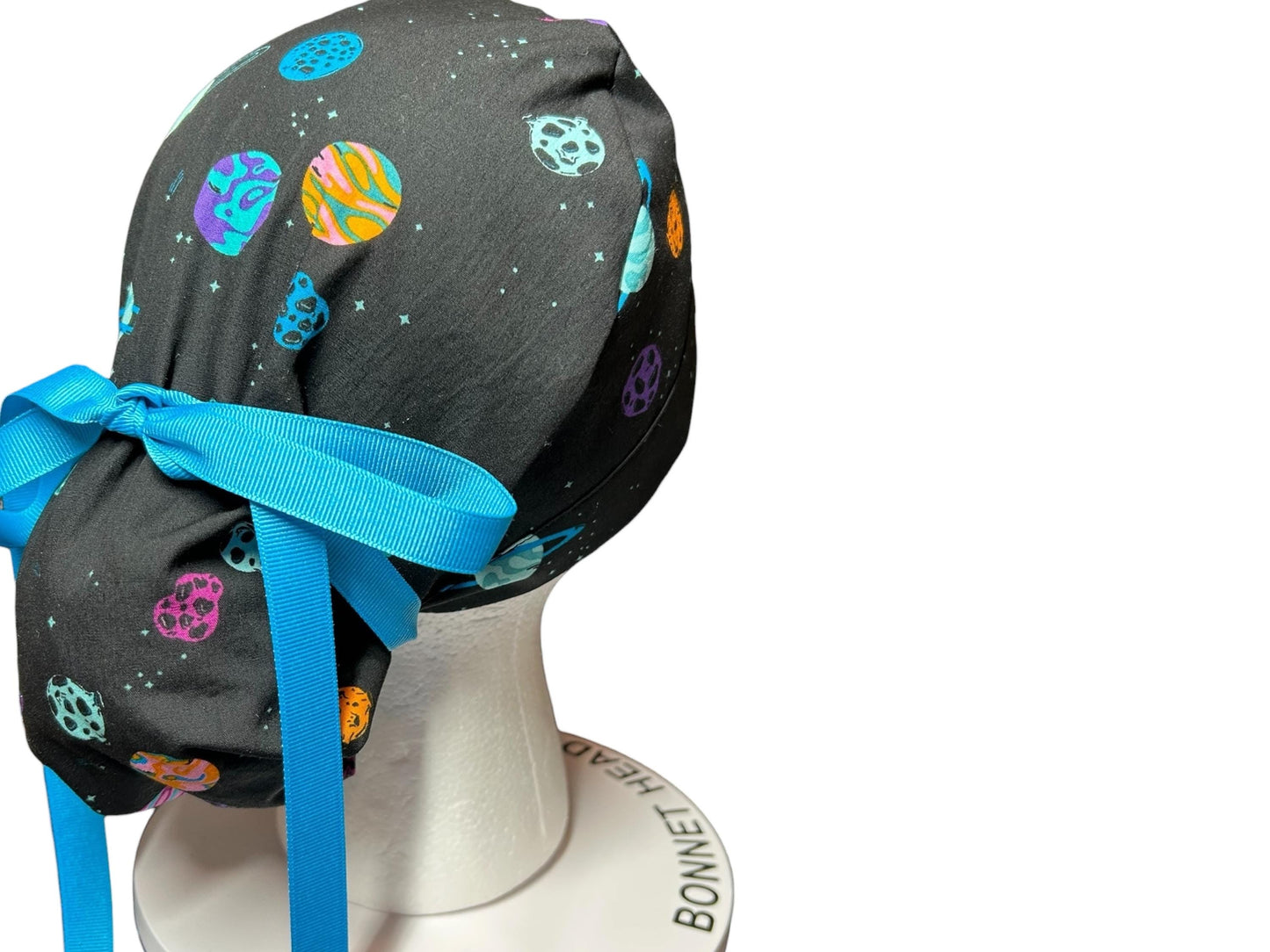 Scrub caps for women: Outerspace theme