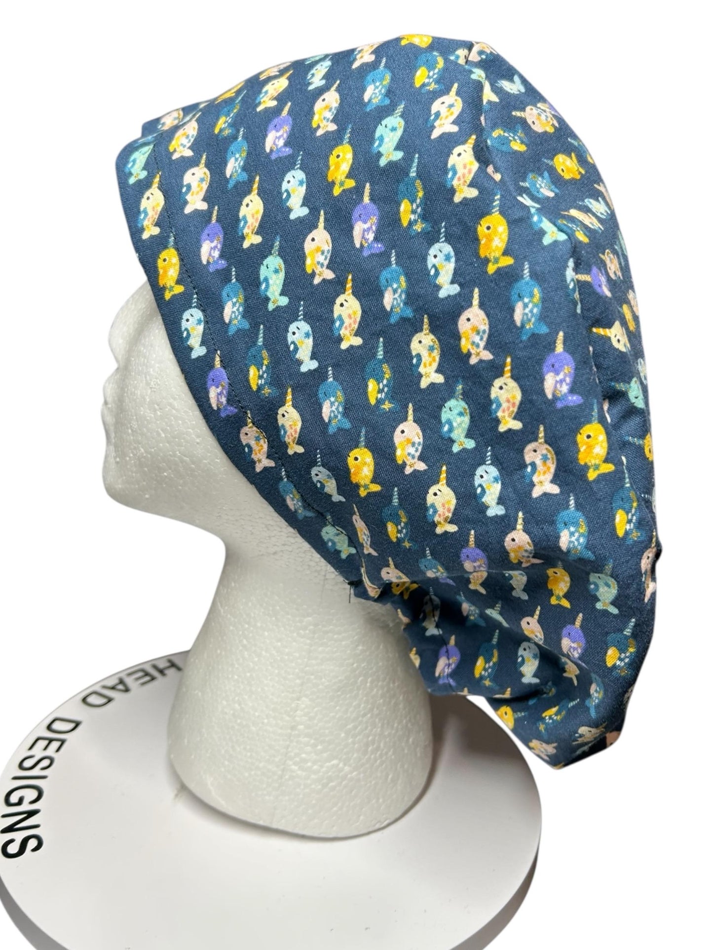 Narwhal Euro Scrub Cap | Adjustable Toggle