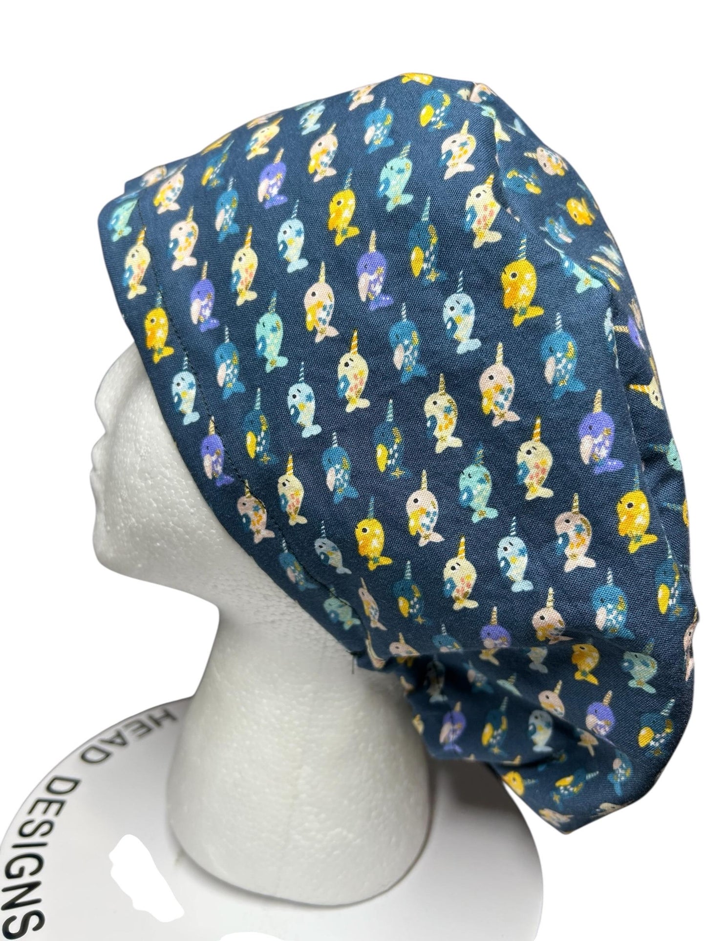Narwhal Euro Scrub Cap | Adjustable Toggle