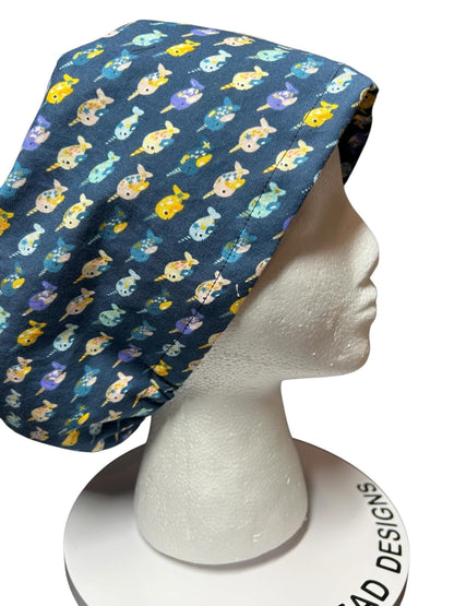 Narwhal Euro Scrub Cap | Adjustable Toggle