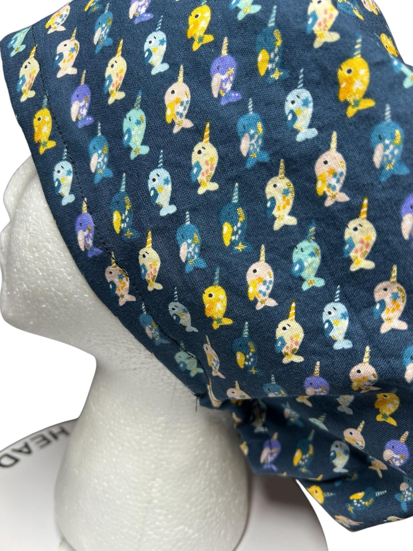 Narwhal Euro Scrub Cap | Adjustable Toggle