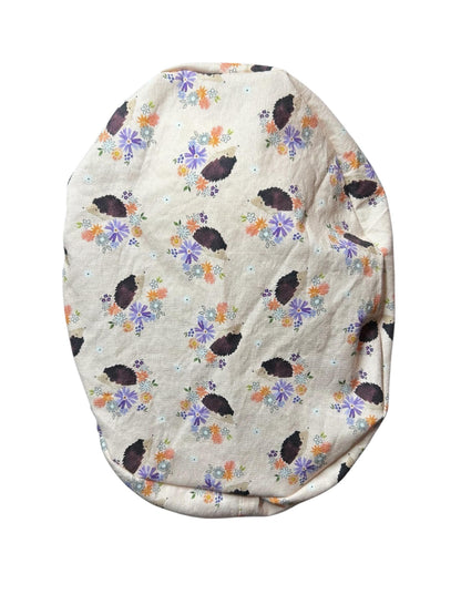 Euro Style HedgehogThemed spring scrub hat— satin lining optional with toggle