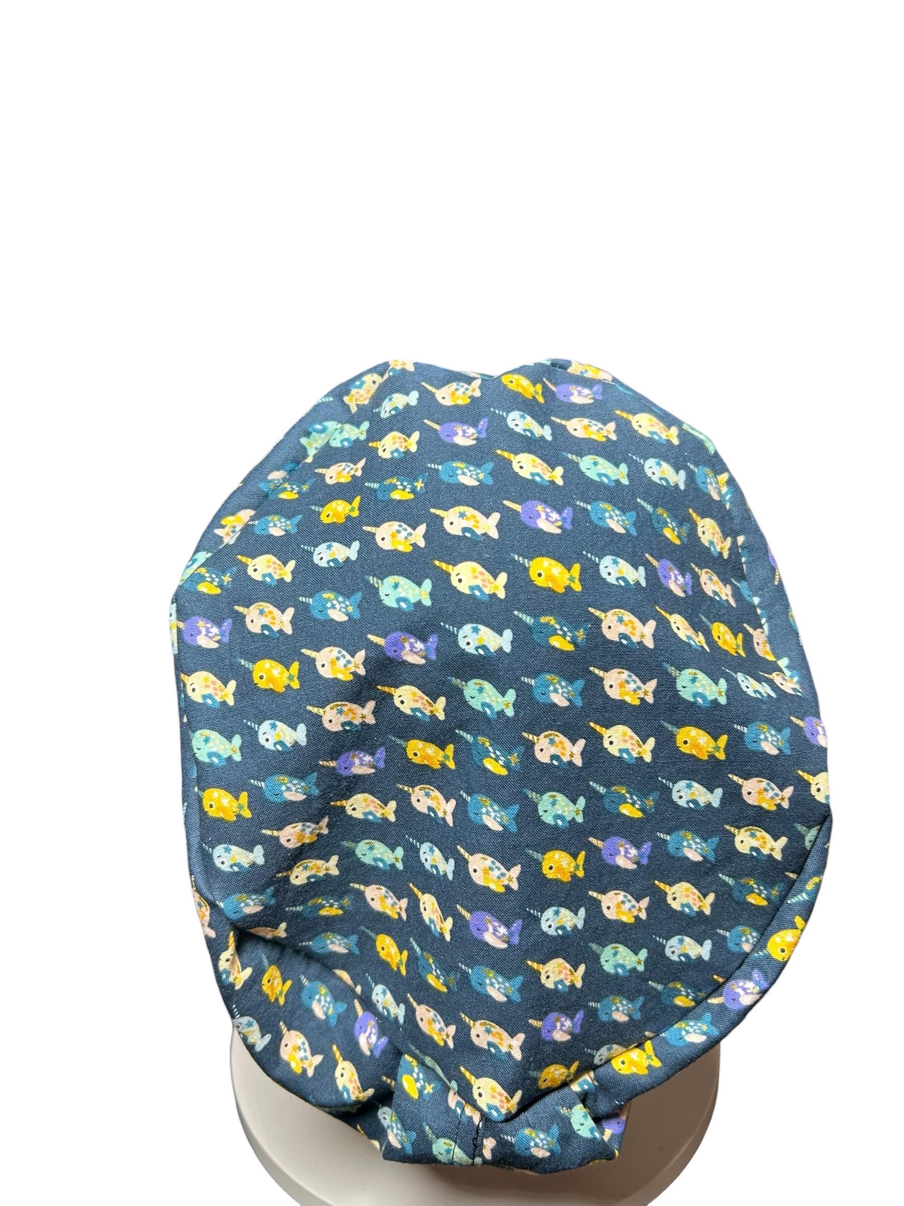 Narwhal Euro Scrub Cap | Adjustable Toggle
