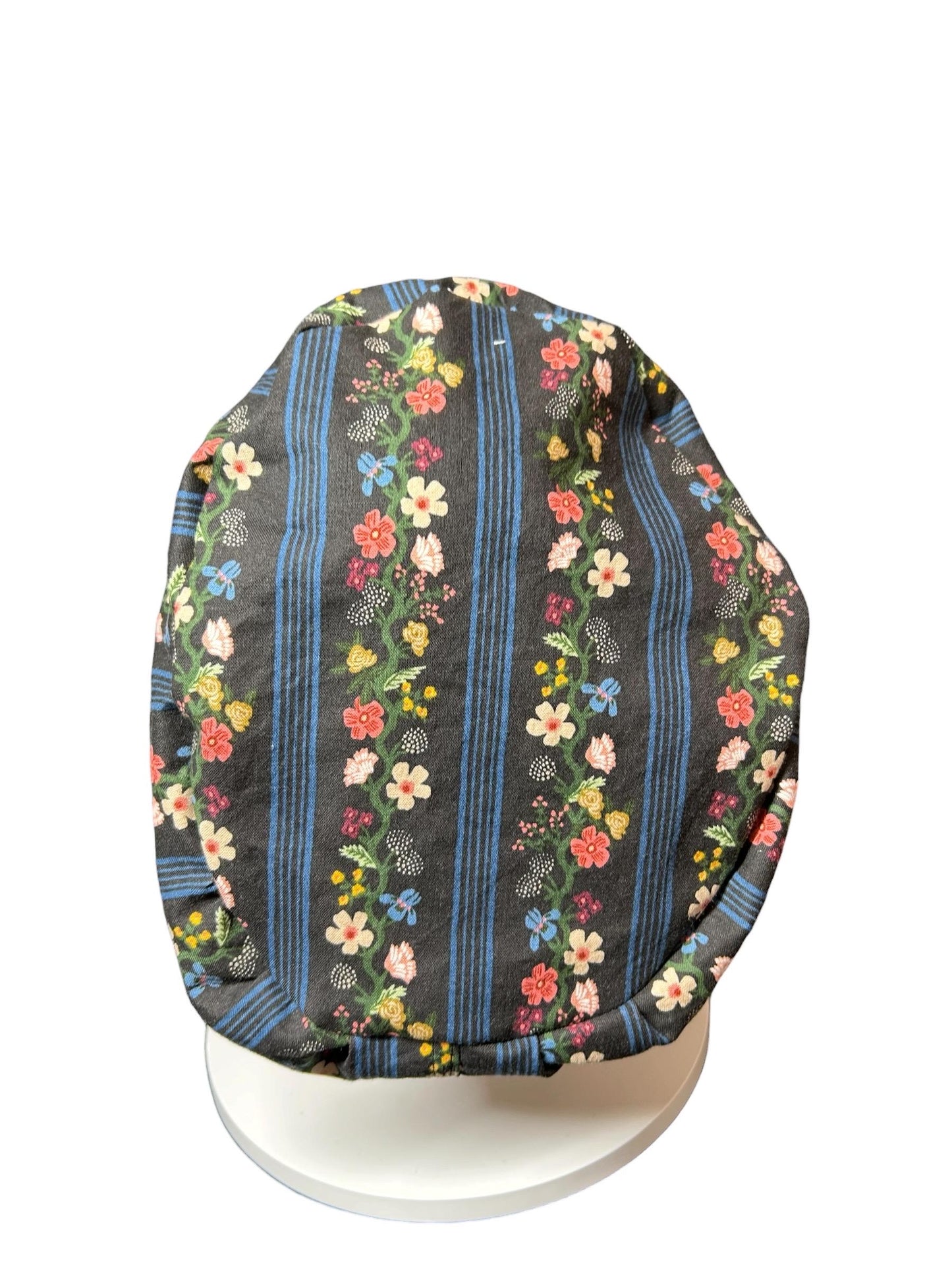 Rifle Paper Co. Floral Scrub Cap | Euro Style, Adjustable Cord Lock