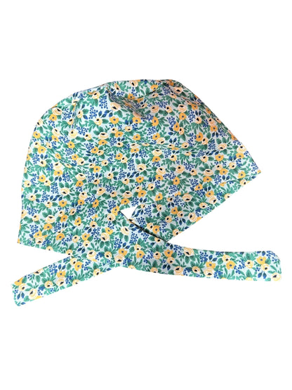 Rifle Paper Co Rosa Scrub cap: pixie style cap for short or medium hair