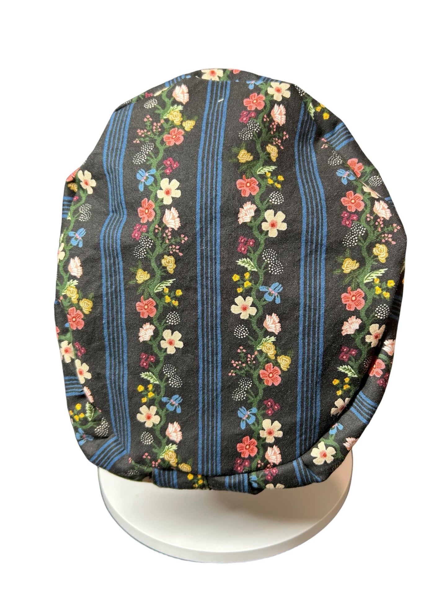Rifle Paper Co. Floral Scrub Cap | Euro Style, Adjustable Cord Lock