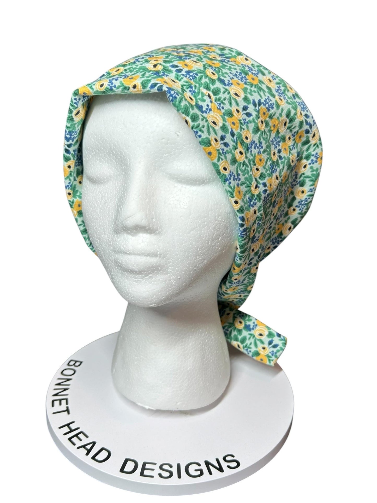 Rifle Paper Co Rosa Scrub cap: pixie style cap for short or medium hair
