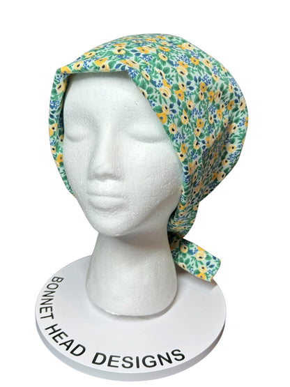 Rifle Paper Co Rosa Scrub cap: pixie style cap for short or medium hair