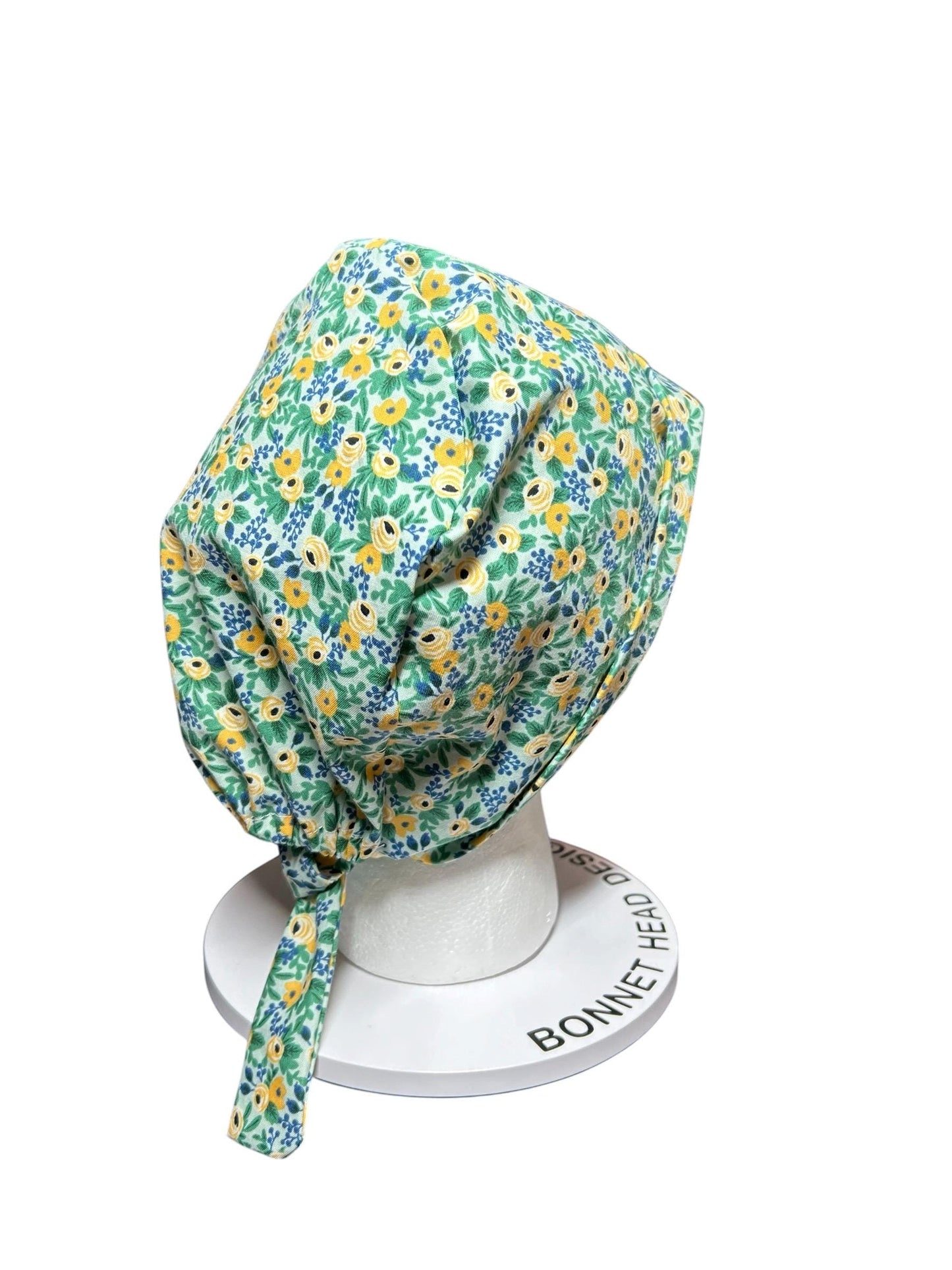 Rifle Paper Co Rosa Scrub cap: pixie style cap for short or medium hair