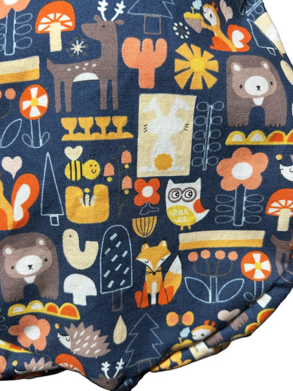 Euro Scrub Cap: animal print nurse hat with toggle