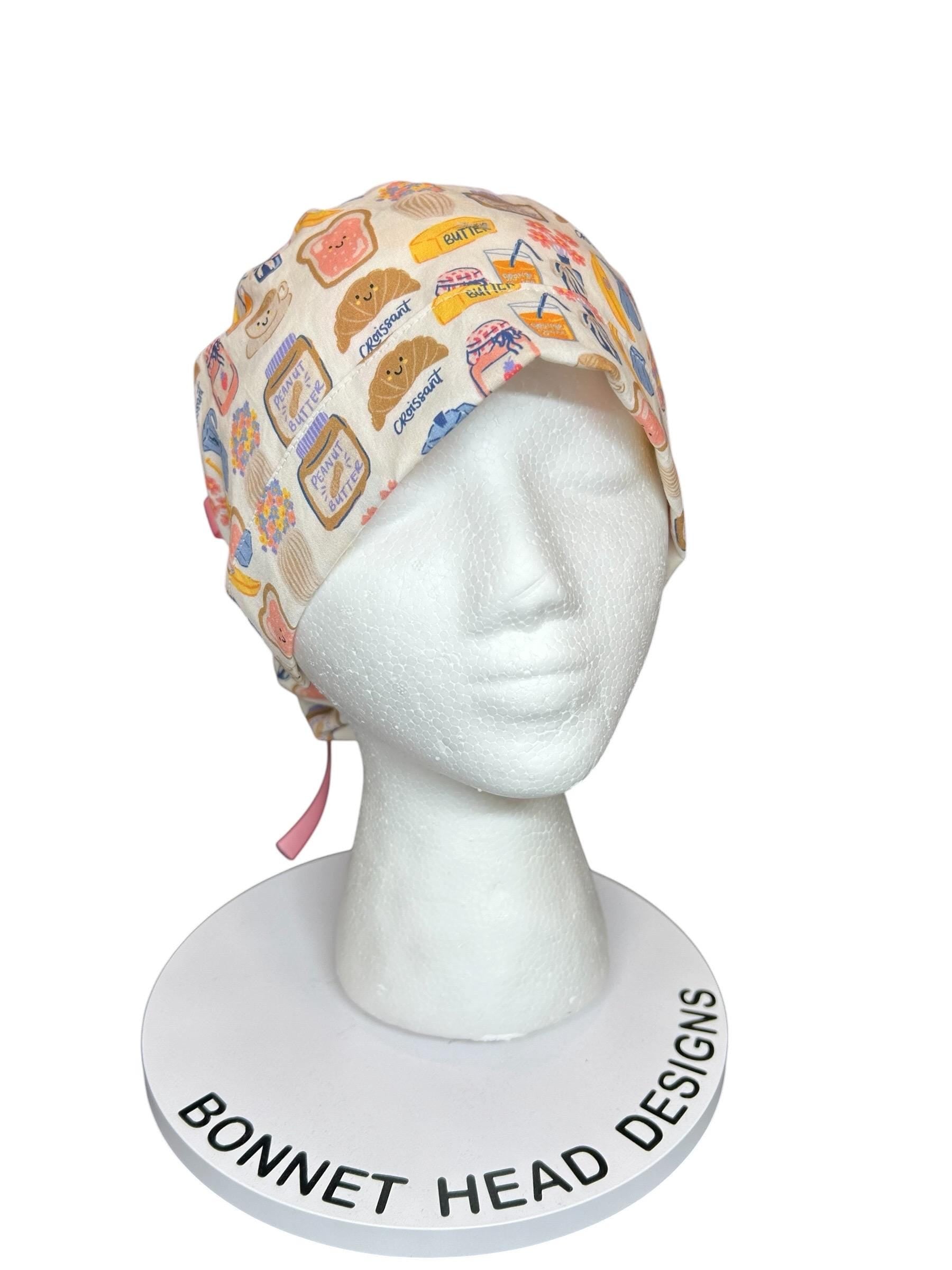Scrub cap: Breakfast club print