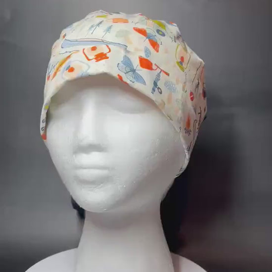 Women’s Camping “Stay Wild” Ponytail Scrub Cap