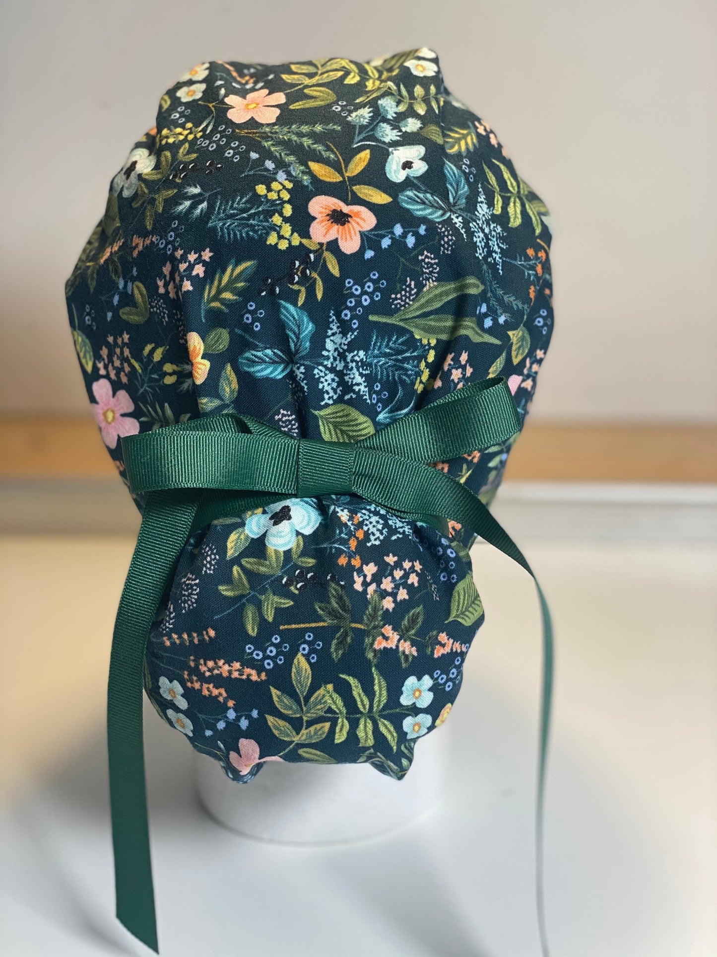 Amalfi Herb Garden Ponytail Scrub Cap